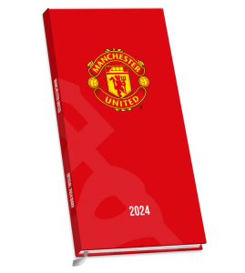 Manchester United Fc - Manchester United Fc 2024 Slim Diary i gruppen -Start Merch hos Bengans Skivbutik AB (4406374)