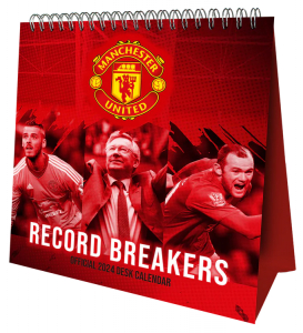 Manchester United Fc - Manchester United Fc 2024 Desk Easel i gruppen -Start Merch hos Bengans Skivbutik AB (4406382)