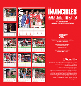 Arsenal Fc - Arsenal Fc 2024 Desk Easel i gruppen -Start Merch hos Bengans Skivbutik AB (4406383)