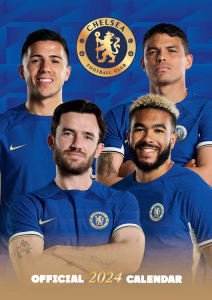 Chelsea Fc - Chelsea Fc 2024 A3 Calendar i gruppen -Start Merch hos Bengans Skivbutik AB (4406389)