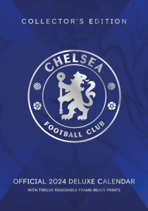 Chelsea Fc - Chelsea Fc 2024 A3 Deluxe Calendar i gruppen -Start Merch hos Bengans Skivbutik AB (4406421)