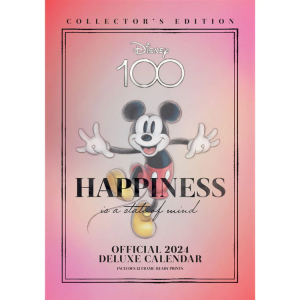 Disney - Disney 100 Quotes 2024 A3 Deluxe Calenda i gruppen -Start Merch hos Bengans Skivbutik AB (4406426)