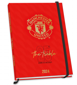 Manchester United Fc - Manchester United Fc 2024 A5 Diary i gruppen -Start Merch hos Bengans Skivbutik AB (4406429)