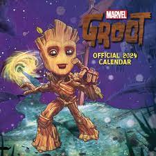 Marvel - Marvel: I Am Groot 2024 Square Calendar i gruppen -Start Merch hos Bengans Skivbutik AB (4406481)