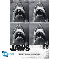 JAWS - Poster Maxi 91.5x61 - 1975 Poster i gruppen Annet /  hos Bengans Skivbutik AB (4412378)