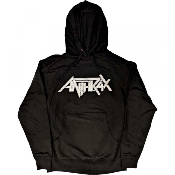 Anthrax - Unisex Pullover Hoodie: Logo - i gruppen MERCH / Klær / Hettegensere hos Bengans Skivbutik AB (4414412r)