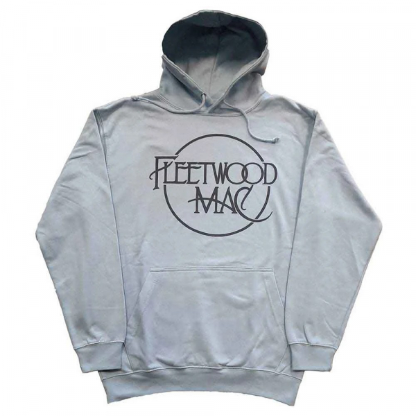 Fleetwood Mac - Classic Logo (Light Blue) Uni Pullover Hoodie i gruppen MERCH / Klær / Hettegensere hos Bengans Skivbutik AB (4414432r)