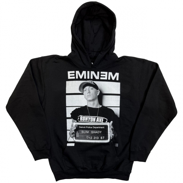 Eminem - Arrest (Black) Uni Pullover Hoodie i gruppen MERCH / Klær / Hettegensere hos Bengans Skivbutik AB (4414490r)