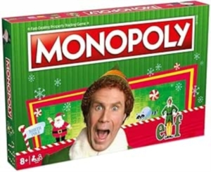 Elf - Monopoly - Elf i gruppen MERCHANDISE / Selskapsspill / Soundtrack hos Bengans Skivbutik AB (4415639)