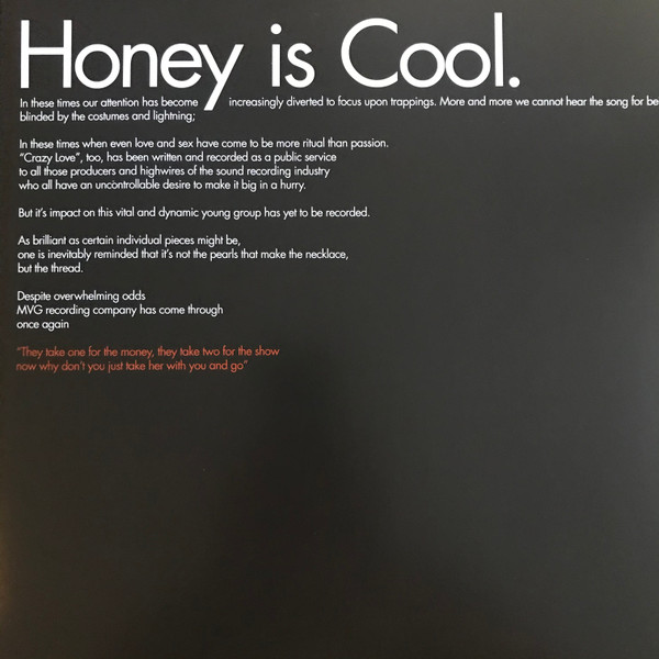 Honey Is Cool - Crazy love i gruppen VINYL / Toppselgere hos Bengans Skivbutik AB (489371)