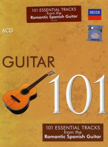 Blandade Artister - 101 Guitar - 6Cd i gruppen CD / Klassisk hos Bengans Skivbutik AB (500614)