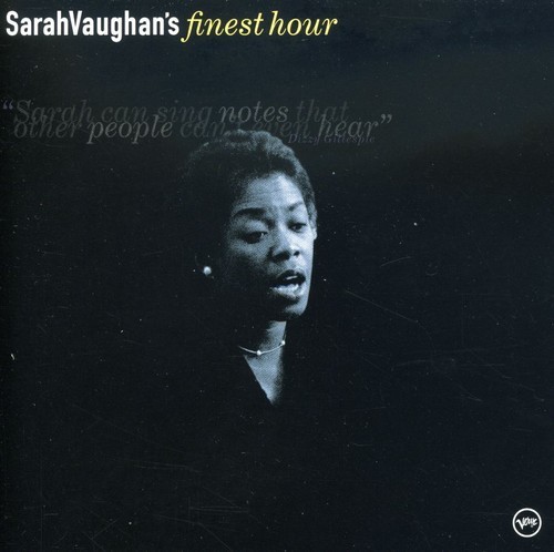 Sarah Vaughan - Finest Hour i gruppen CD / Jazz/Blues hos Bengans Skivbutik AB (500665)