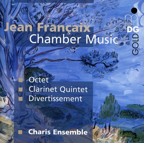 Francaix - Works with clarinet Divertissement mm i gruppen CD hos Bengans Skivbutik AB (501192)