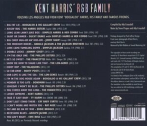 Various Artists - Kent Harris' R&B Family i gruppen CD hos Bengans Skivbutik AB (501599)
