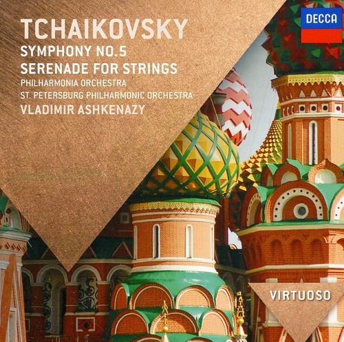 Tjajkovskij - Symfoni 5 & Stråkserenad i gruppen CD / Klassisk hos Bengans Skivbutik AB (501649)