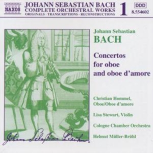 Bach Johann Sebastian - Concertos For Oboe i gruppen Externt_Lager / Naxoslager hos Bengans Skivbutik AB (502117)