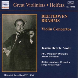 Beethoven/Brahms - Violin Concertos i gruppen Externt_Lager / Naxoslager hos Bengans Skivbutik AB (503632)