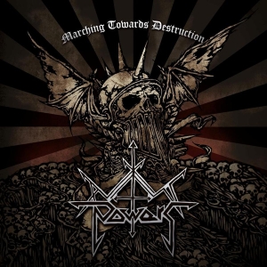 Axis Powers - Marching Towards Destruction i gruppen CD / Metal,Svensk Musikkk hos Bengans Skivbutik AB (503813)