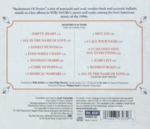 Deville Willy - Backstreets Of Desire i gruppen CD hos Bengans Skivbutik AB (506105)