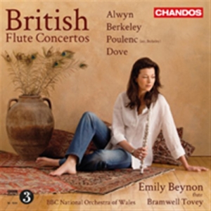 Various Composers - British Flute Concertos i gruppen CD hos Bengans Skivbutik AB (508316)