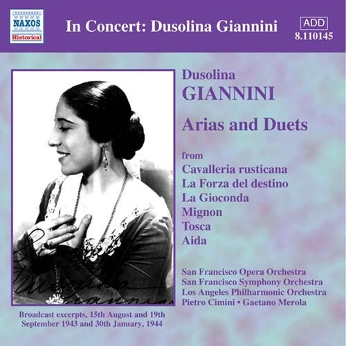 Various - Dusolina Giannini i gruppen CD hos Bengans Skivbutik AB (509694)