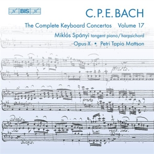 Cpe Bach - Keyboard Concertos Vol 17 i gruppen Externt_Lager / Naxoslager hos Bengans Skivbutik AB (511694)