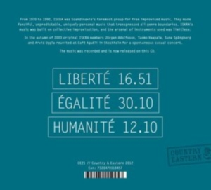 Iskra - Liberte, Egalite, Humanite i gruppen CD / Jazz hos Bengans Skivbutik AB (511952)