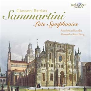 Sammartini - Late Symphonies i gruppen CD / Klassisk hos Bengans Skivbutik AB (512125)