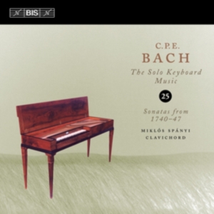 Cpe Bach - Solo Keyboard Music Vol 25 i gruppen Externt_Lager / Naxoslager hos Bengans Skivbutik AB (513671)