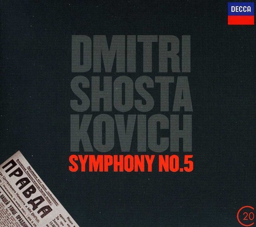 Sjostakovitj - Symfoni 5 + Kammarsymfonin i gruppen CD / Klassisk hos Bengans Skivbutik AB (516075)