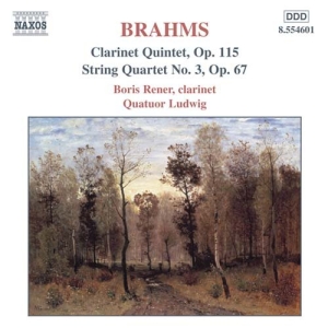 Brahms Johannes - Clarinet Quintet String Quarte i gruppen CD hos Bengans Skivbutik AB (516425)