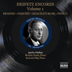 Jascha Heifetz - Encores i gruppen Externt_Lager / Naxoslager hos Bengans Skivbutik AB (516631)