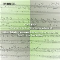 Cpe Bach - Keyboard Concertos Vol 16 i gruppen CD hos Bengans Skivbutik AB (518253)