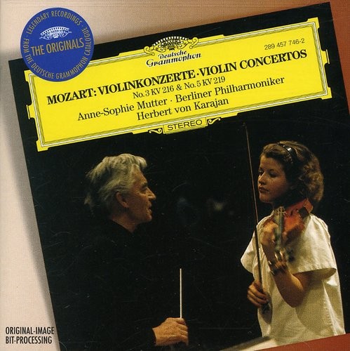 Mozart - Violinkonsert 3 & 5 i gruppen CD / Klassisk hos Bengans Skivbutik AB (518908)