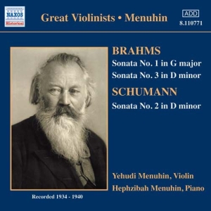 Brahms/Schumann - Sonatas Menuhin i gruppen CD / Annet hos Bengans Skivbutik AB (519507)