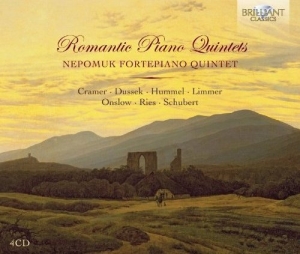 Various Composers - Romantic Piano Quintets i gruppen CD hos Bengans Skivbutik AB (519776)