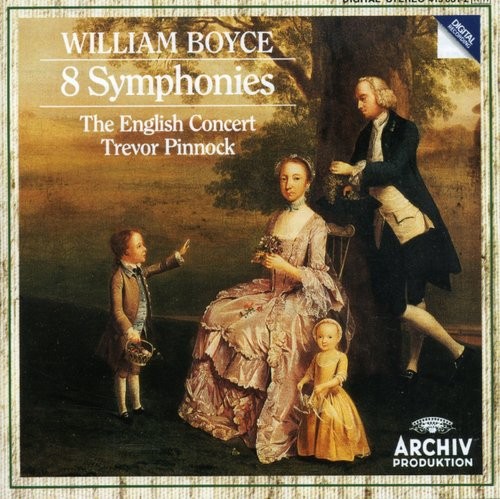 Boyce - Symfoni 1-8 i gruppen CD / Klassisk hos Bengans Skivbutik AB (521745)