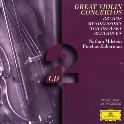 Brahms/ Mendelssohn/ Tjajk/ Beethoven - Berömda Violinkonserter i gruppen CD / Klassisk hos Bengans Skivbutik AB (524465)