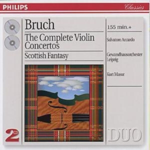 Bruch - Violinkonserter Samtl i gruppen CD / Klassisk hos Bengans Skivbutik AB (527546)