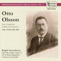 Olsson Otto - The Complete Organ Works Vol 2 i gruppen CD / Klassisk hos Bengans Skivbutik AB (532061)
