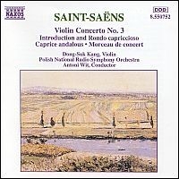 Saint-Saens Camille - Violin Concerto No 3 i gruppen CD / Klassisk hos Bengans Skivbutik AB (540769)