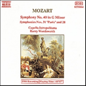 Mozart Wolfgang Amadeus - Symphonies  40, 28 & 31 i gruppen CD hos Bengans Skivbutik AB (540781)