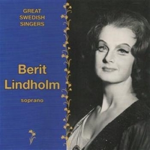 Lindholm Berit - Great Swedish Singers i gruppen CD / Klassisk hos Bengans Skivbutik AB (543092)