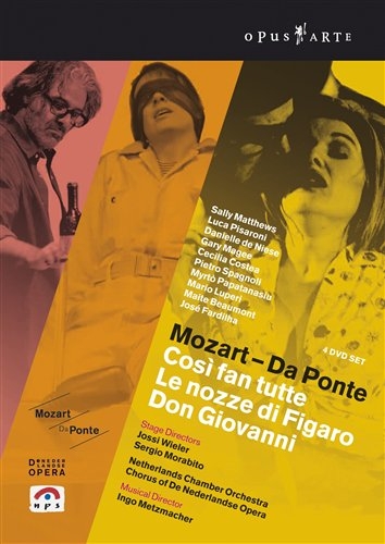 Mozart - Da Ponte Box Set i gruppen Musikkk-DVD & Bluray hos Bengans Skivbutik AB (5503337)