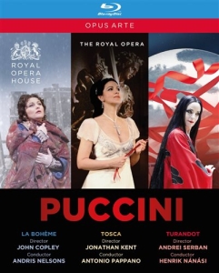 Puccini G. - La Bohème, Tosca & Turandot (Bd) i gruppen Musikk / Musikkk Blu-Ray / Klassisk hos Bengans Skivbutik AB (5503340)