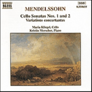Mendelssohn Felix - Cello Sonatas 1 & 2 i gruppen CD / Klassisk hos Bengans Skivbutik AB (5503762)