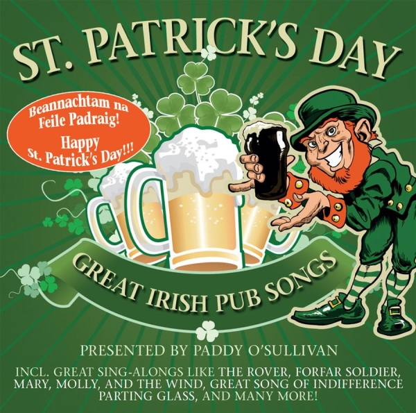 St.Patrick's Day - Great Irish Pub - Presented By Paddy O'sullivan i gruppen CD / Worldmusic/ FolkeMusikkk hos Bengans Skivbutik AB (550449)