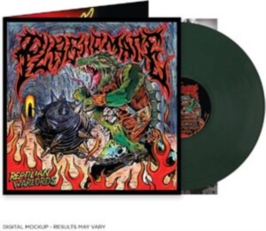 Plaguemace - Reptilian Warlord (Reptilian Green i gruppen VINYL / Metal hos Bengans Skivbutik AB (5505830)