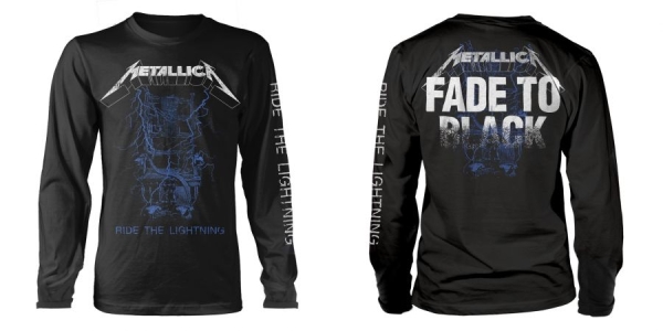 Metallica - L/S Fade To Black (M) i gruppen MERCH / Klær / T-skjorter hos Bengans Skivbutik AB (5507709)