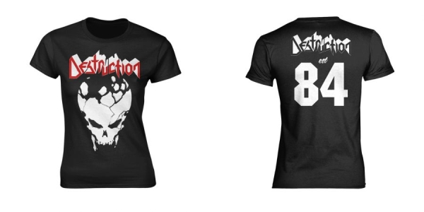 Destruction - T/S Est 84 Girlie (Xxl) i gruppen MERCH / Klær / T-skjorter hos Bengans Skivbutik AB (5507733)